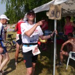 Boxenstopp bei Kilometer 90. Von nun an wird es wirklich schwer.